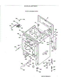 03 - Door & Drawer Parts parts for Ge Range JBP76GIV1 from AppliancePartsPros.com