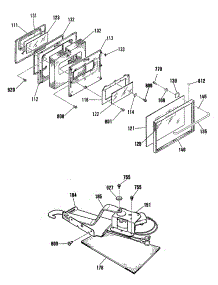 03 - Section3 parts for Ge Range JSP31GP3WH from AppliancePartsPros.com