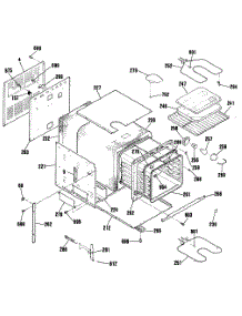 02 - Section2 parts for Ge Oven JRS04GT1BB from AppliancePartsPros.com