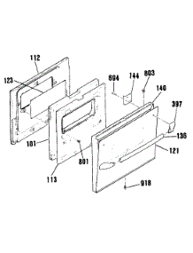 03 - Section3 parts for Ge Oven JRS04GT1BB from AppliancePartsPros.com