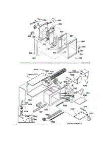 04 - Upper Control Panel & Oven Body parts for Ge Range JGHC60GEJ7 from AppliancePartsPros.com