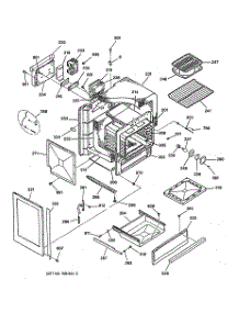 02 - Body Parts parts for Ge Range JGSP31WET1WW from AppliancePartsPros.com