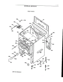 02 - Body Parts parts for Ge Range JBP25GV2 from AppliancePartsPros.com