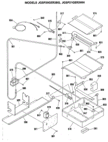 02 - Section2 parts for Ge Range JGSP20GER3BG from AppliancePartsPros.com