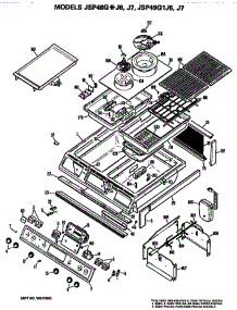 Top parts for Ge Range JSP48GJ7 from AppliancePartsPros.com