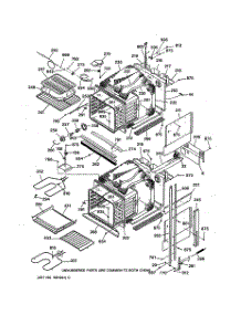 02 - Body Parts parts for Ge Oven ZEK757WP6WG from AppliancePartsPros.com
