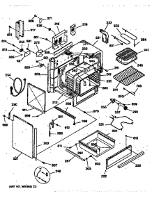 Body parts for Ge Range JSP28GV2BB from AppliancePartsPros.com