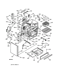 03 - Body Parts parts for Ge Range JCSP39BW1BB from AppliancePartsPros.com