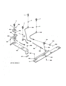 05 - Surface Burner Parts parts for Ge Range JGSP44AEV1AA from AppliancePartsPros.com