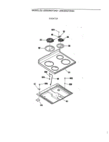 03 - Cooktop parts for Ge Range LEB326GT2AD from AppliancePartsPros.com
