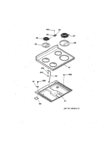 02 - Cooktop parts for Ge Range LEB116GT2AD from AppliancePartsPros.com