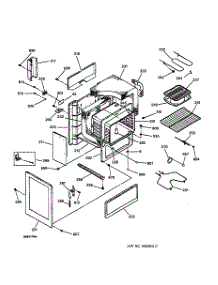 03 - Body Parts parts for Ge Range JBP18LY1WH from AppliancePartsPros.com