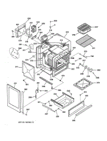 02 - Body Parts parts for Ge Range JGSP33WEV4WW from AppliancePartsPros.com