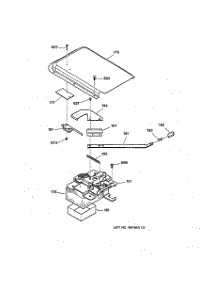 05 - Lock parts for Ge Range LEB316GT4WH from AppliancePartsPros.com