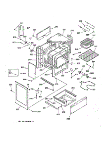 03 - Body Parts parts for Ge Range LEB356GY2BB from AppliancePartsPros.com