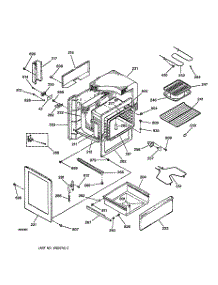 03 - Body Parts parts for Ge Range LEB131GY1AD from AppliancePartsPros.com