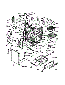 Body parts for Ge Range JCSP39WW2WW from AppliancePartsPros.com