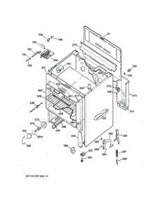02 - Body Parts parts for Ge Range JBP26GS2 from AppliancePartsPros.com