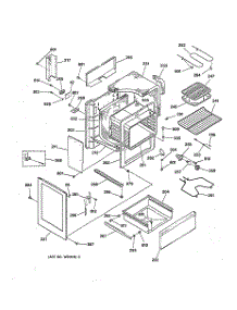 03 - Body Parts parts for Ge Range LEB356WY1WW from AppliancePartsPros.com