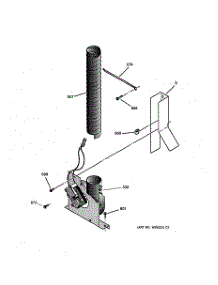 06 - Blower parts for Ge Range JSP40BW2BB from AppliancePartsPros.com