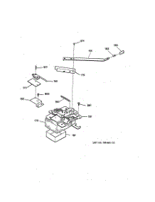 05 - Lock parts for Ge Range LEB356GY1BB from AppliancePartsPros.com