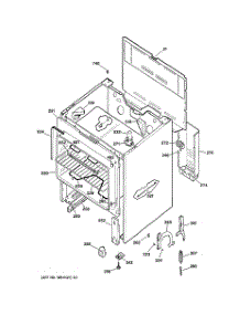 02 - Body Parts parts for Ge Range JBS03BY1 from AppliancePartsPros.com