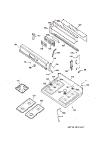 02 - Control Panel & Cooktop parts for Ge Range LGB356BEA1AD from AppliancePartsPros.com