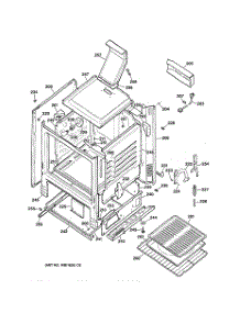 03 - Body Parts parts for Ge Range LGB146BEA1WH from AppliancePartsPros.com