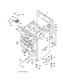02 - Body Parts parts for Ge Range JBP63SV2WH from AppliancePartsPros.com