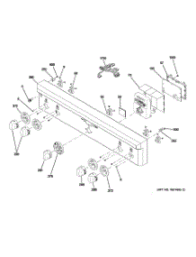 02 - Control Panel parts for Ge Range ZDP304NP4SS from AppliancePartsPros.com