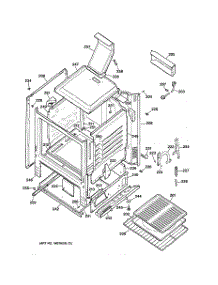 03 - Body Parts parts for Ge Range JGBS21PEA1AD from AppliancePartsPros.com