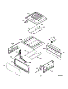 04 - Upper Oven parts for Ge Range JGB870DET1WW from AppliancePartsPros.com