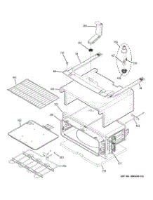 03 - Upper Oven parts for Ge Range JB870TT1WW from AppliancePartsPros.com
