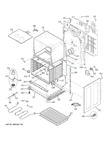 04 - Lower Oven parts for Ge Range JCB850DT1WW from AppliancePartsPros.com