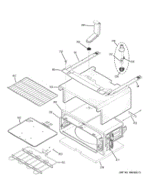 03 - Upper Oven parts for Ge Range JB850DT1BB from AppliancePartsPros.com