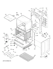 04 - Lower Oven parts for Ge Range JB850DT1BB from AppliancePartsPros.com