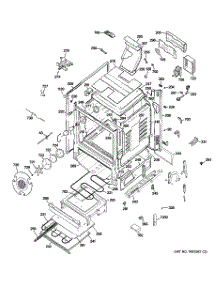 03 - Body Parts parts for Ge Range PGB930DET1WW from AppliancePartsPros.com