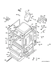 03 - Body Parts parts for Ge Range PGB900DET1BB from AppliancePartsPros.com