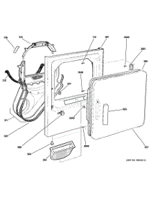 04 - Door & Drawer Parts parts for Ge Range JGB281DER4CC from AppliancePartsPros.com