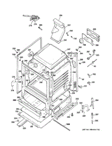 03 - Body Parts parts for Ge Range JGBP28MET1BS from AppliancePartsPros.com