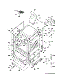 03 - Body Parts parts for Ge Range JGB300DEP4WW from AppliancePartsPros.com