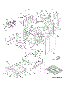 03 - Body Parts parts for Ge Range JBP62DM4WW from AppliancePartsPros.com