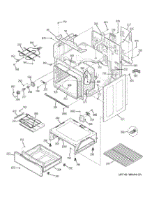 03 - Body Parts parts for Ge Range JB400SP5SS from AppliancePartsPros.com