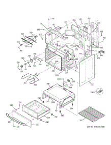 03 - Body Parts parts for Ge Range JBP72SM5SS from AppliancePartsPros.com