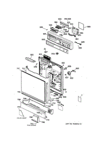 05 - Door Lock parts for Ge Range JBP35DM2BB from AppliancePartsPros.com