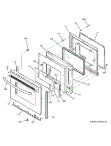 05 - Door parts for Ge Range JB705ST1SS from AppliancePartsPros.com