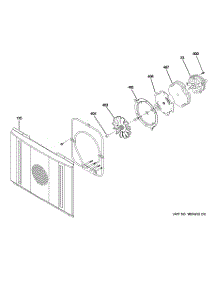 08 - Convection Fan parts for Ge Range ZGP364LRR1SS from AppliancePartsPros.com