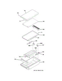 09 - Griddle Assembly parts for Ge Range ZGP364LDR1SS from AppliancePartsPros.com