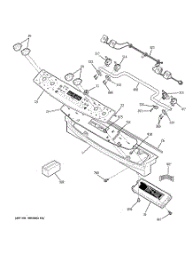 02 - Control Panel parts for Ge Range PGS975DEP2WW from AppliancePartsPros.com