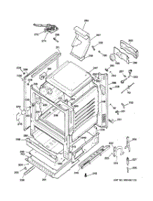 03 - Body Parts parts for Ge Range JGB281DER3WW from AppliancePartsPros.com